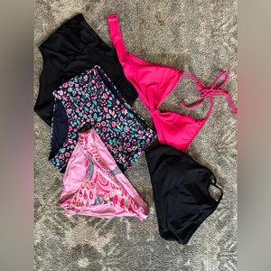 Lot of Aerie Medium Bikini Bottoms and Tops NWOT